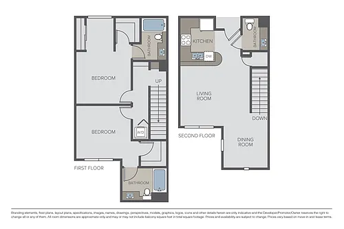 Floor plan Plan 2E Townhome