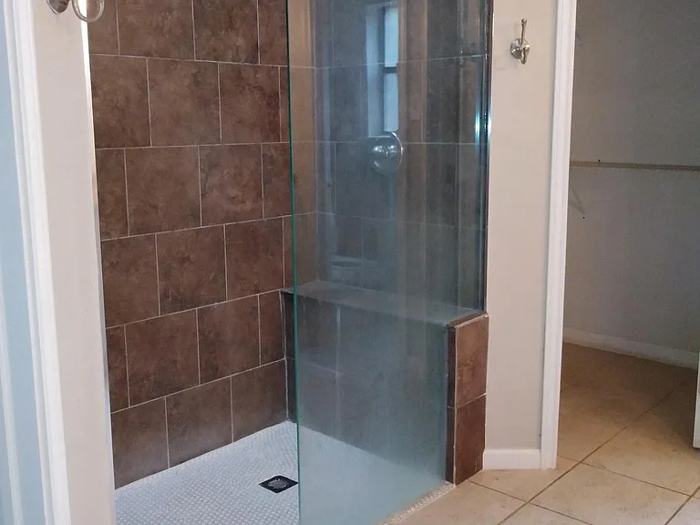 walk in shower
