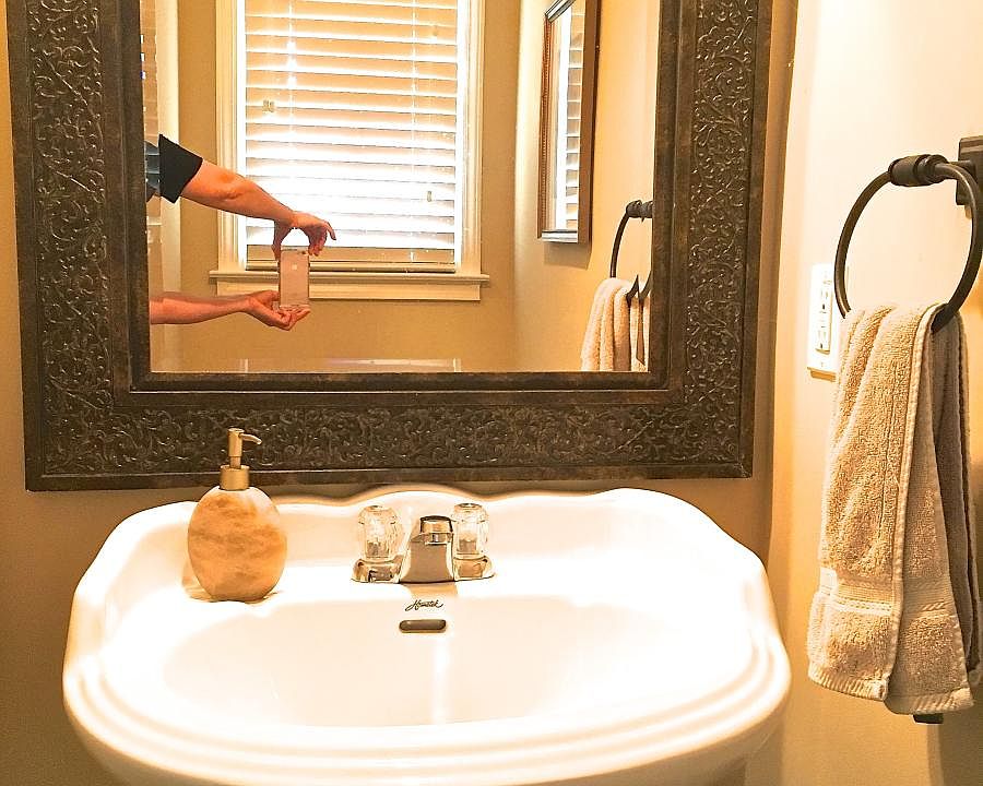 Main floor half bath