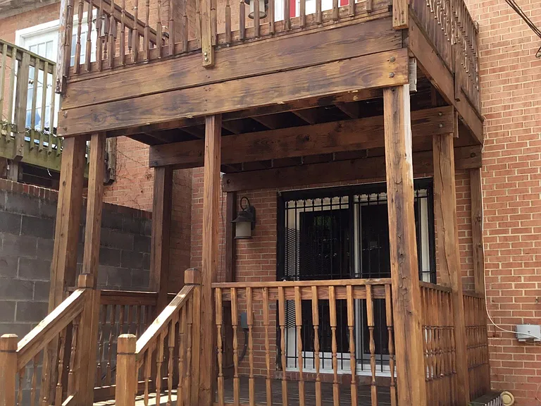 View from Carport -
THIS DECK HAS BEEN REPLACED BY A NEW ONE JUST LIKE IT