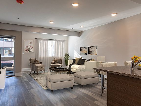 Living Room with Access to Patio/Balcony