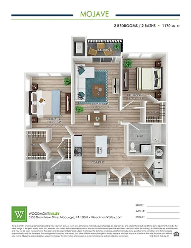 Floor plan Mojave