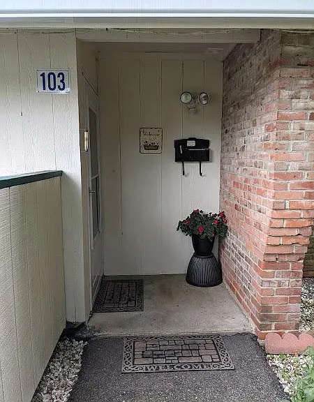 Walkway and entrance