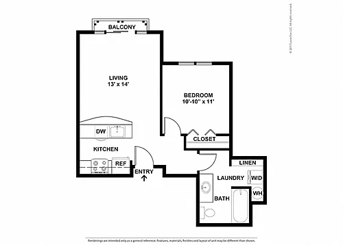 Floor plan El Sol
