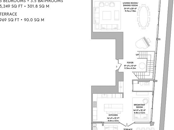 2nd image of 21 E 12th St Penthouse A