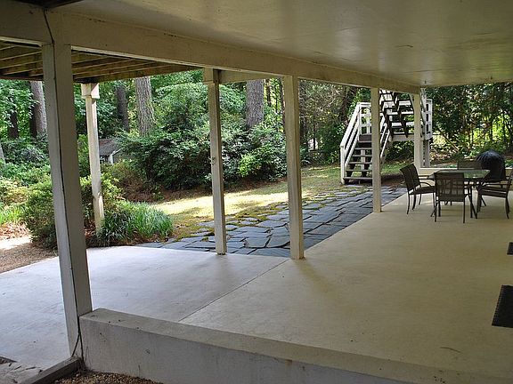 Large covered patio