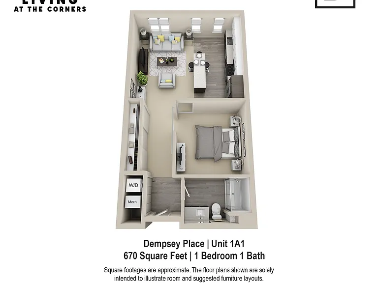 Dempsey Place Unit Style 1A1 Dempsey Place Unit Style 1A1