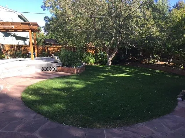 Pergola Trex deck and relaxing garden