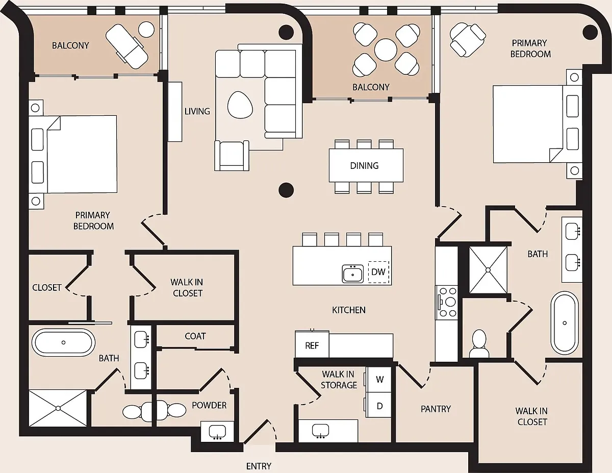 Floor plan Riverbank Grape