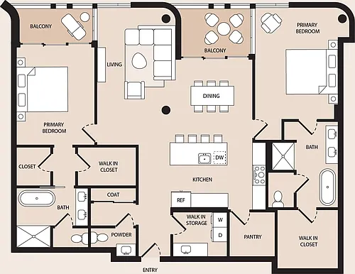 Floor plan Riverbank Grape