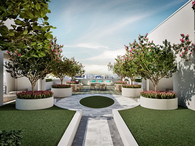 Sky Deck reserved exclusively for residents of Sky Residences F to H1, offering incredible views.
