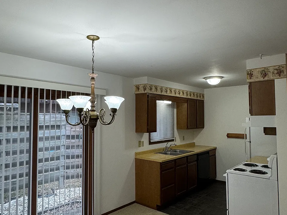 Kitchen with separate dining area