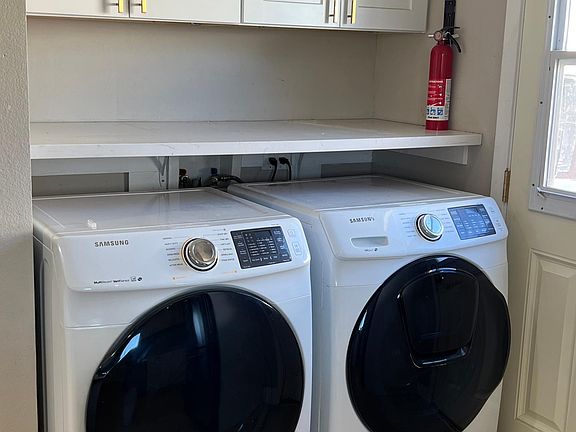 Washer and dryer