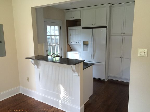 Large Refrigerator and Stackable Laundry
