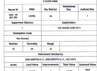 LOT 13 Silver Hawk LOT 13, Saucier, MS 39574