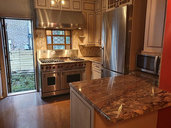 Kitchen with access to patio