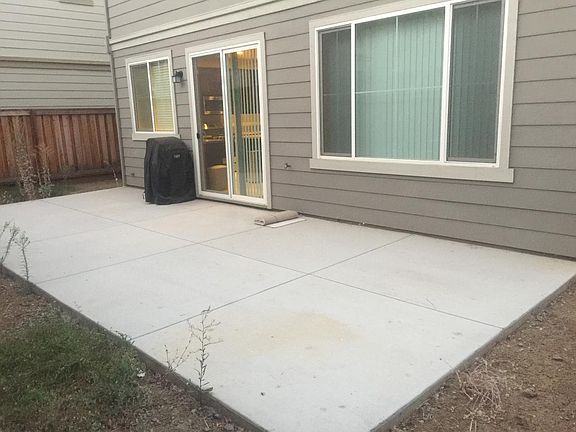 Patio in the backyard