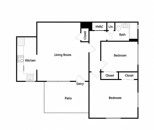 Floor plan The Admiralty - Near Courthouse Metro