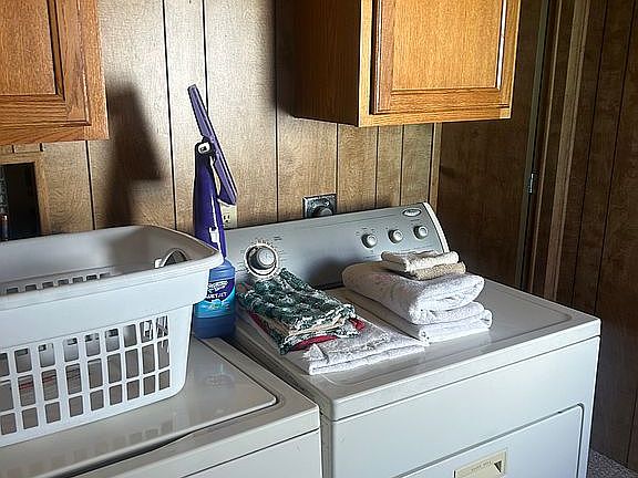 Washer and dryer included