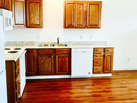 Duplex kitchen from side view