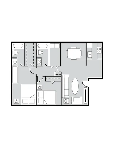 Floor plan B2R