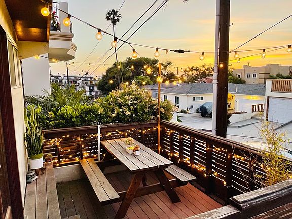 Patio off living room for al fresco dining