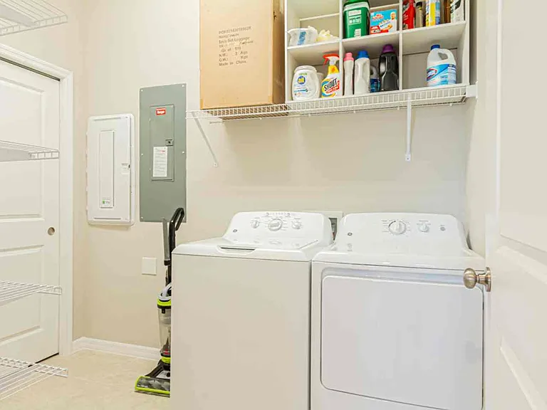 Laundry room.