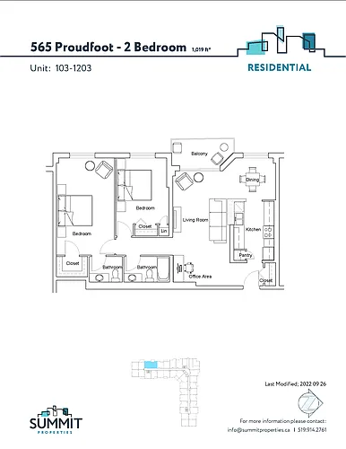 Floor plan 2A - 403