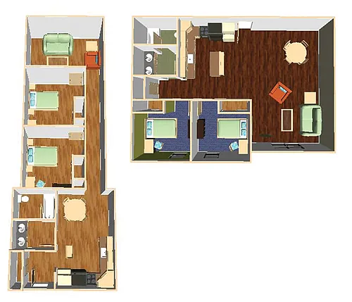 Floor plan 2 Bedroom