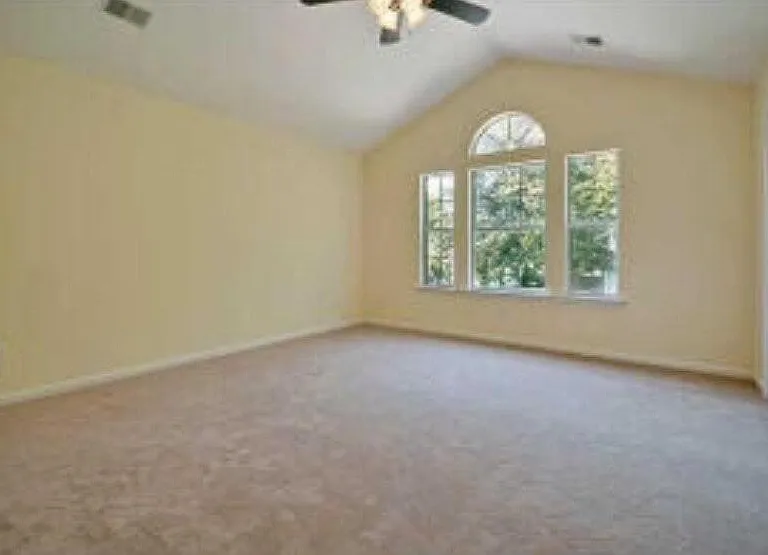 Spacious master bedroom