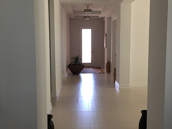 Hallway going to front door