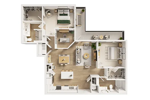 Floor plan B7-Den
