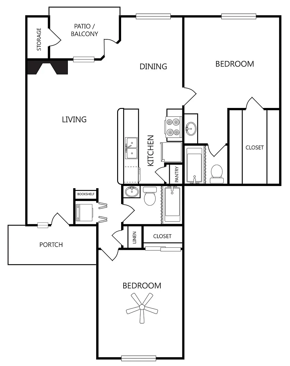 Floor plan B2