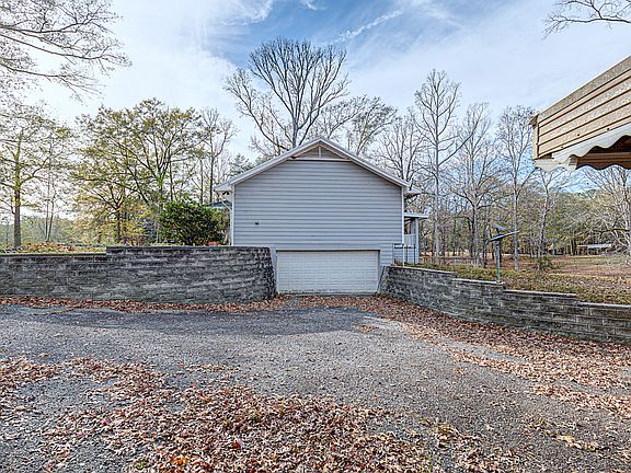 Garage door and side of house