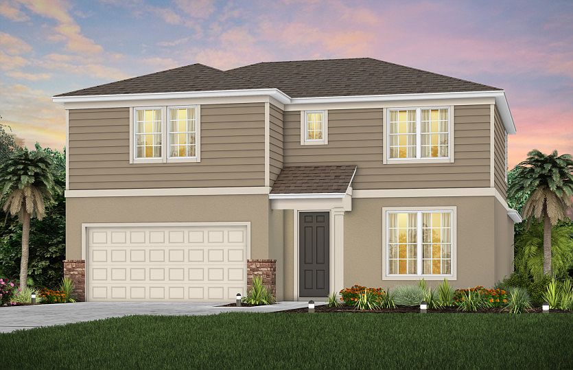 New Home Exterior FM1 with Stone