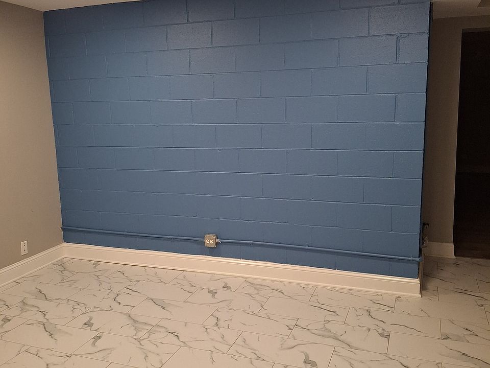 Accent wall in living area