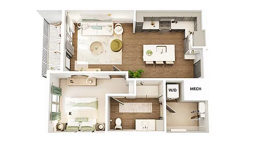 Floor plan A1-HC