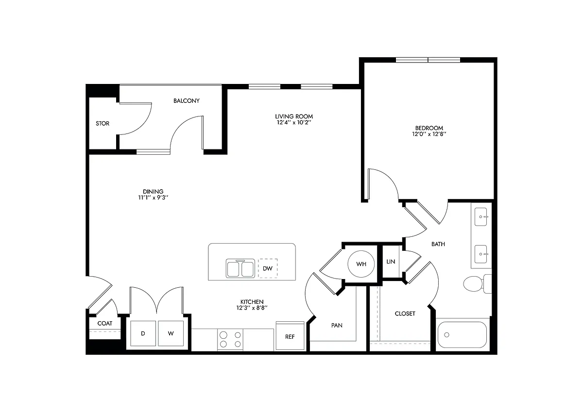 Floor plan The Grove-A