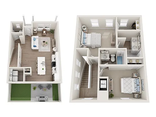 Floor plan Baldwin