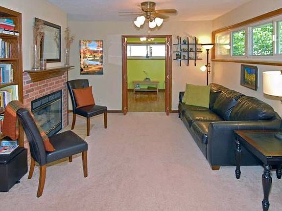 Office off of living room