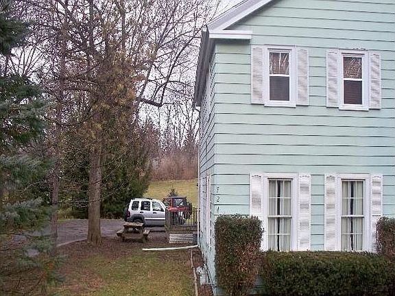 front corner of house
