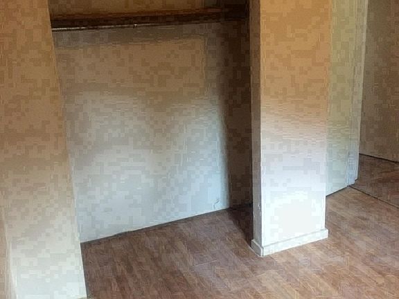 Bedroom with large closet.