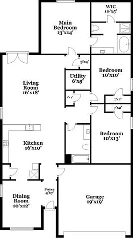3 bed, 2.0 bath, 1570 sqft, $1,759 — Photo 2