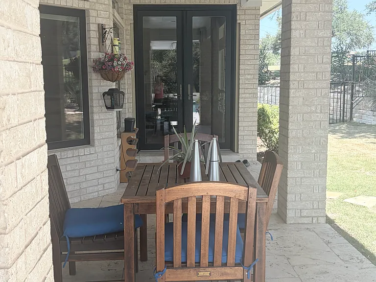 patio area