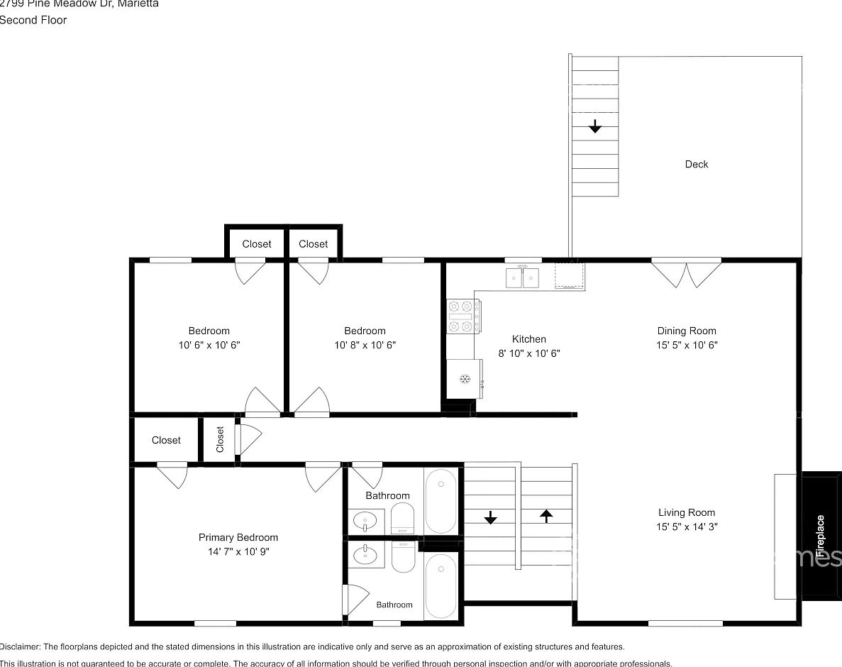 2799 Pine Meadow Dr Marietta, GA 30066 — Photo 4