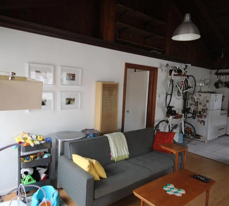 Zoomed in living room