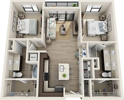 Floor plan B1