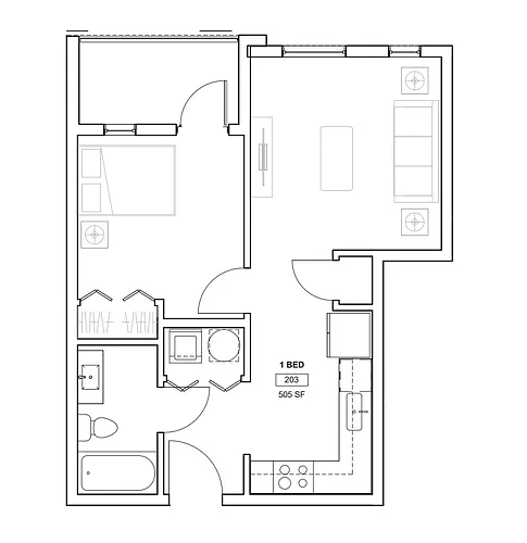 Floor plan Minimalist