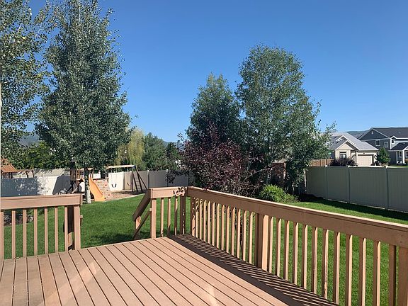 Back deck and play area