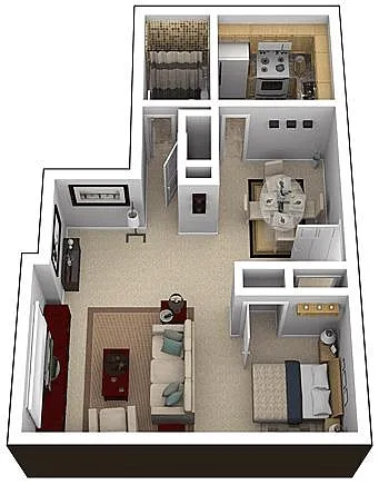 Floor plan Studio